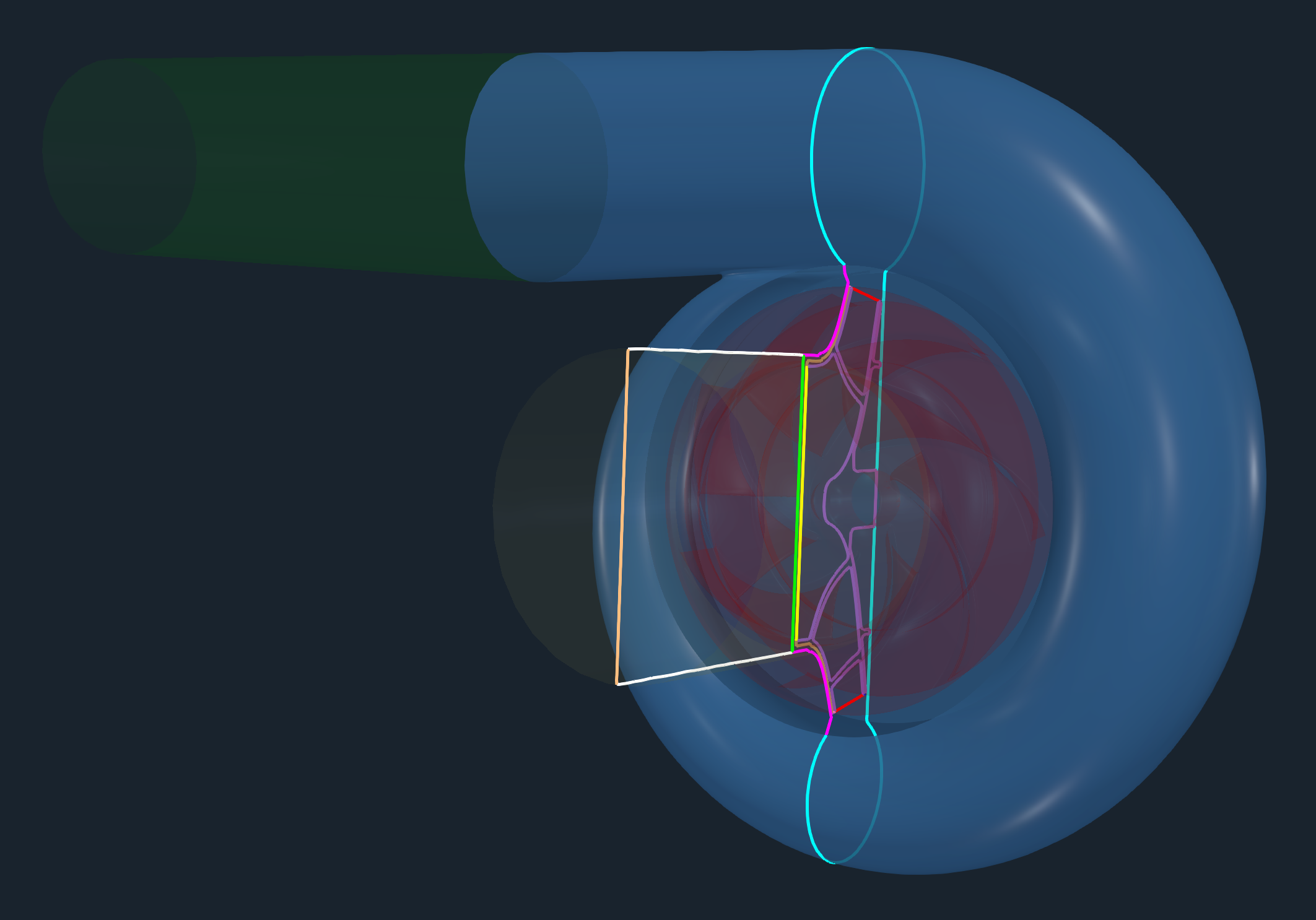 TCAE Pump volute component