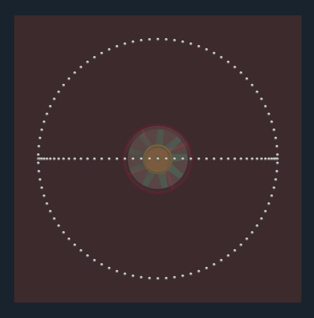 axial fan acoustics benchmark polar plots positions x view